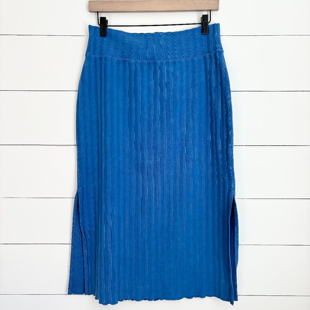 Aerie Offline cobalt blue ribbed pencil skirt size medium